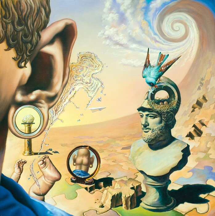 Poster  Composition dans le style de Salvador Dali