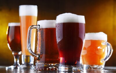 Composition des différents types de bière