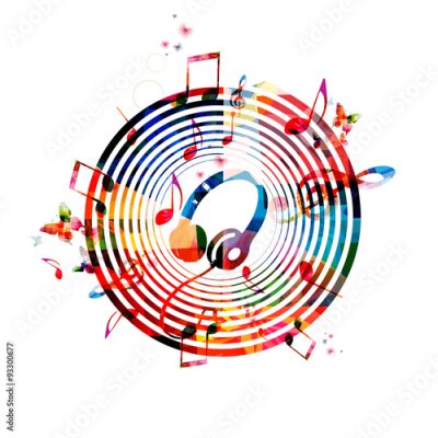 Poster  Composition musicale artistique