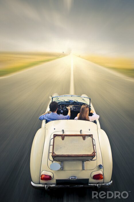 Poster  conduire vite