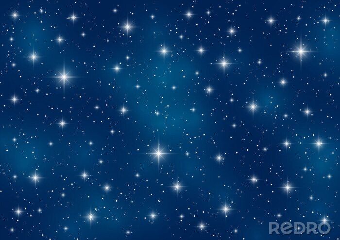 Poster  Constellations d'étoiles la nuit