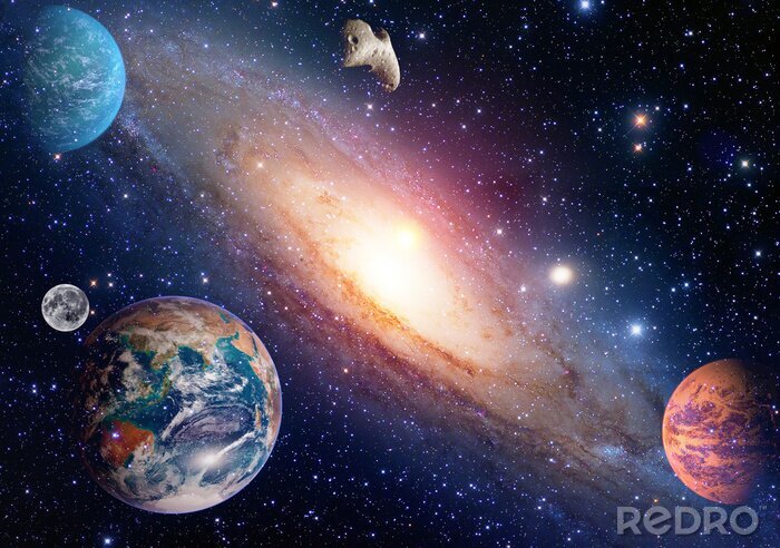 Poster  Corps célestes du système solaire