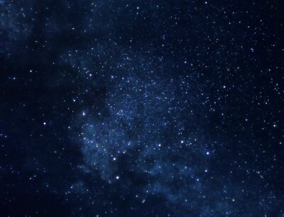 Cosmos avec des étoiles clignotantes