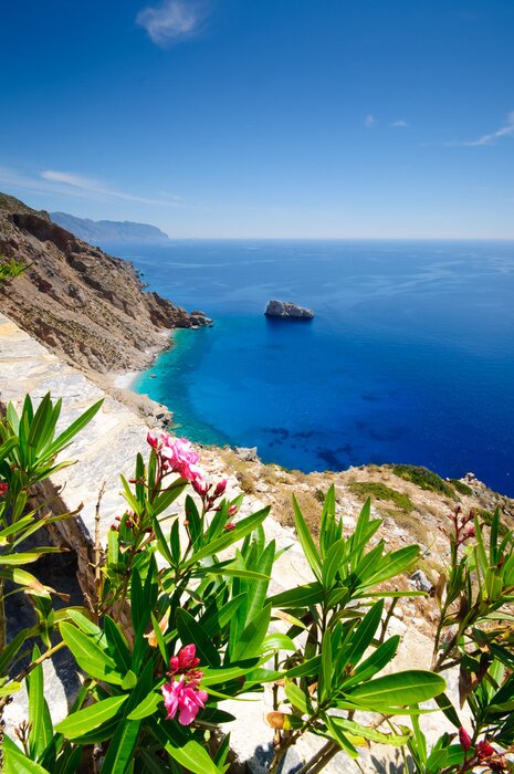 Poster  Côte montagneuse grecque