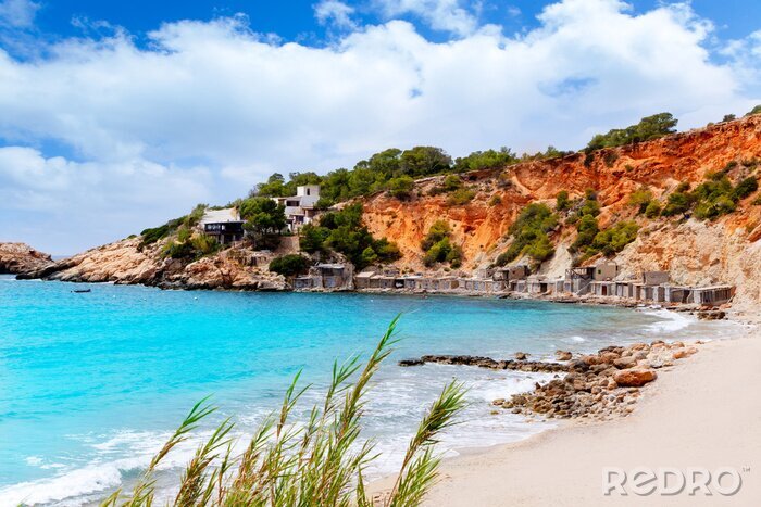 Poster  Côte rocheuse à Ibiza