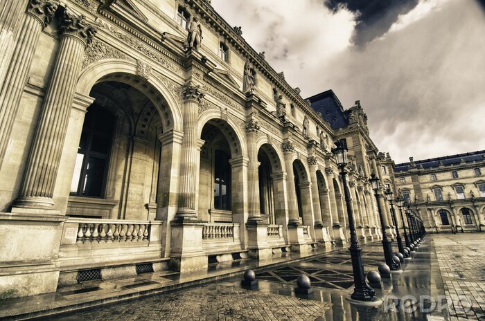 Poster  Couleurs du ciel sur Musée du Louvre