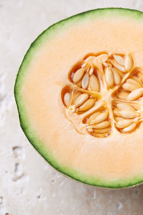 Poster  Coupe transversale de melon