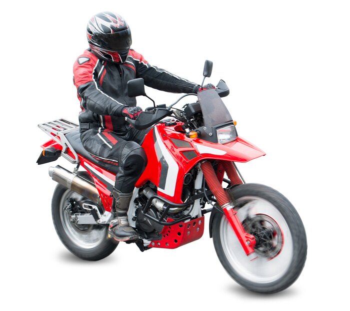 Poster  Coureur de moto