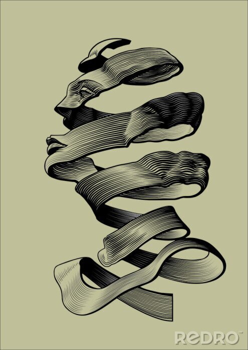 Poster  Couverture de vecteur Escher