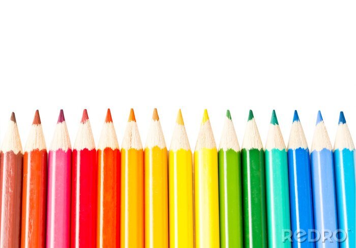 Poster  crayons de couleur