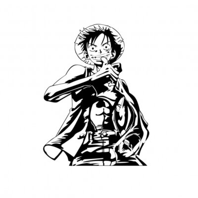 Poster  Croquis du personnage de Luffy