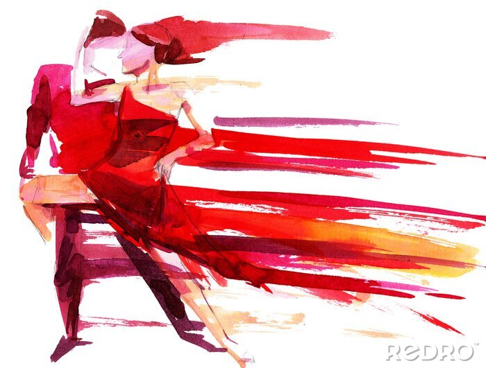 Poster  Danse de couple