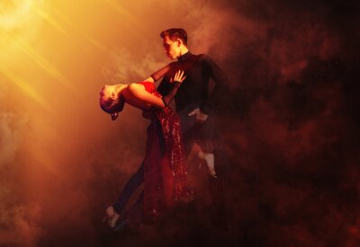 Poster  Danse de salon tango chaud
