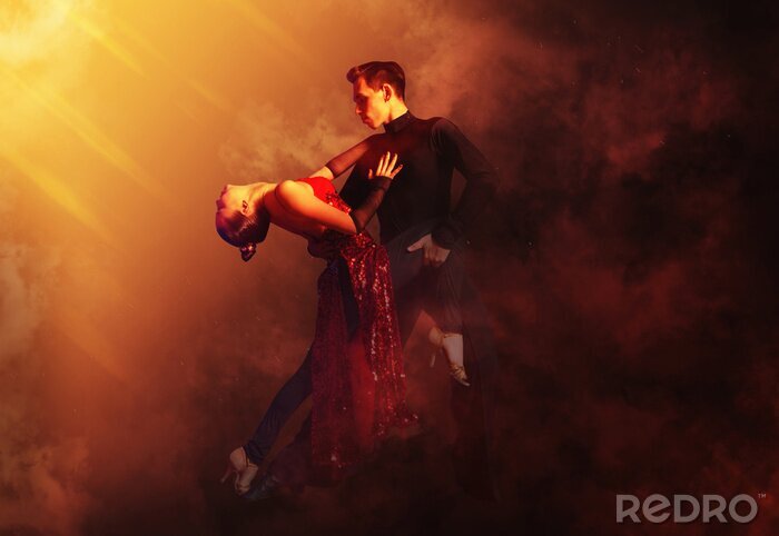 Poster  Danse de salon tango chaud