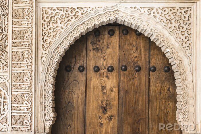 Poster  Décoration orientale au-dessus d'une porte