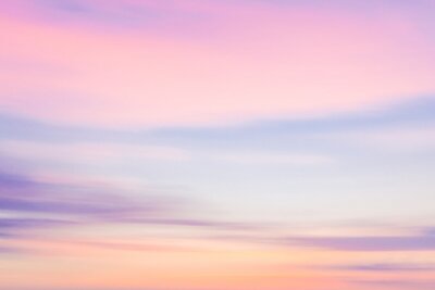 Poster  Défocalisé, coucher soleil, ciel, brouillé, panoramique, mouvement