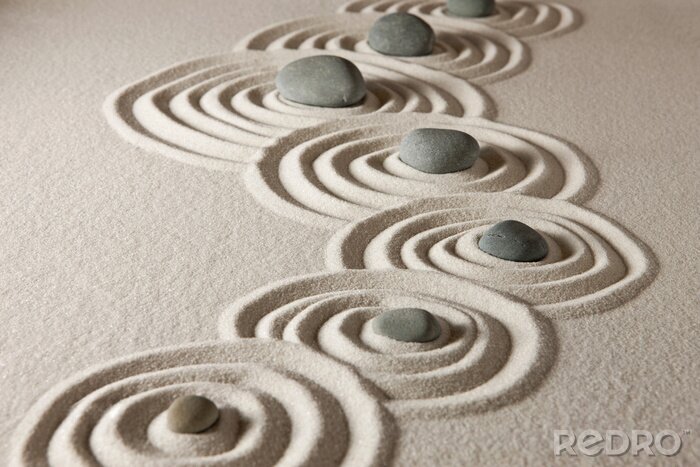 Poster  Des cercles dans le sable