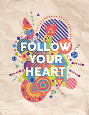 Des graphismes colorés suivent votre cœur