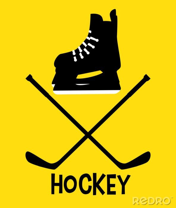 Poster  Design Hockey Sport