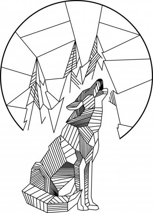 Poster  Dessin de style scandinave