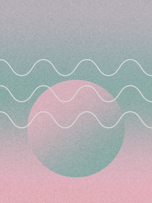 Poster  Détails géométriques dégradés