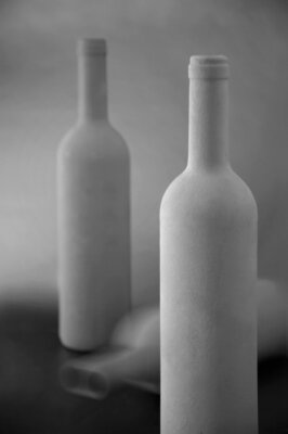 Deux bouteilles blanches
