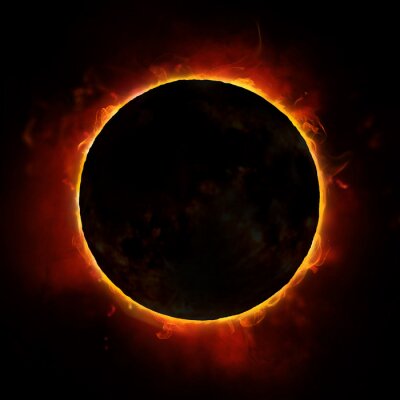 Poster  Éclipse solaire totale
