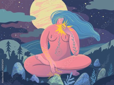 Poster  En harmonie avec la nature