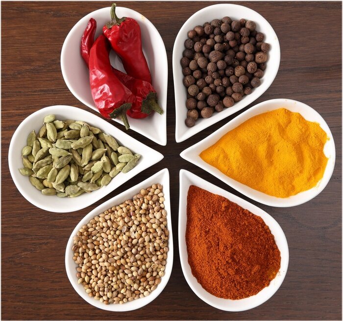 Poster  Épices aromatiques.