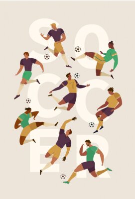 Poster  Équipe de football