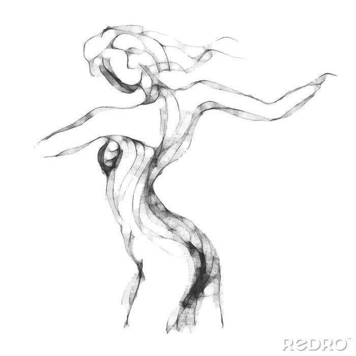 Poster  Erotisme et nus de femmes abstraites