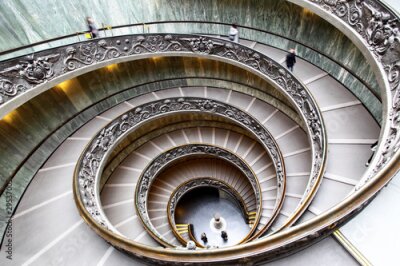 Escalier dans le musée du Vatican