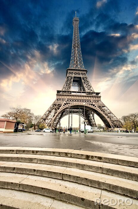 Poster  Escalier de la Tour Eiffel
