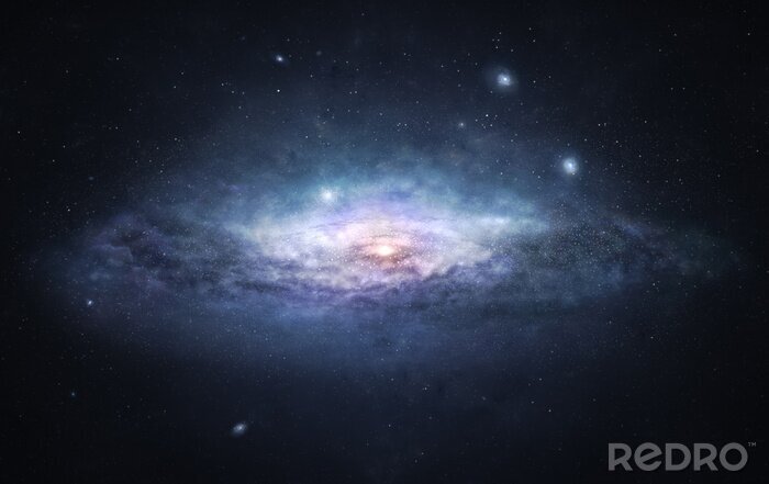 Poster  Espace extra-atmosphérique avec une galaxie en forme d'œil