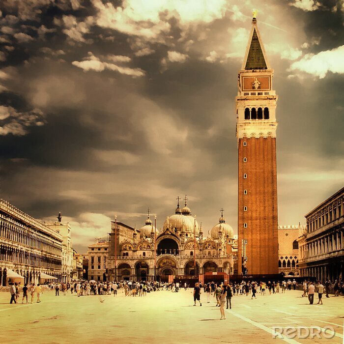 Poster  étonnante image de Venise et artistique tonique