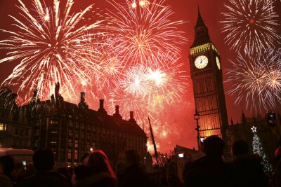 Poster  Eve Fireworks du Nouvel An