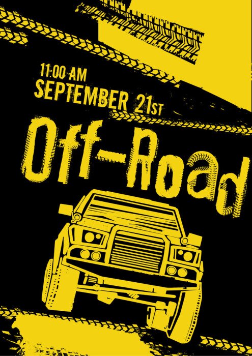 Poster  Événement automobile avec des véhicules