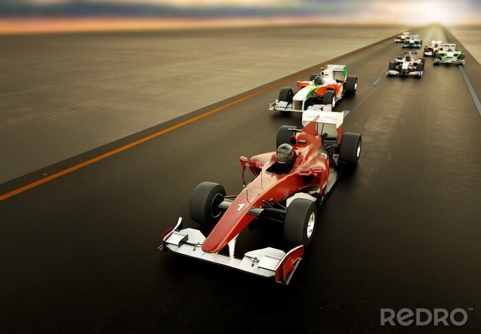Poster  F1 Voitures