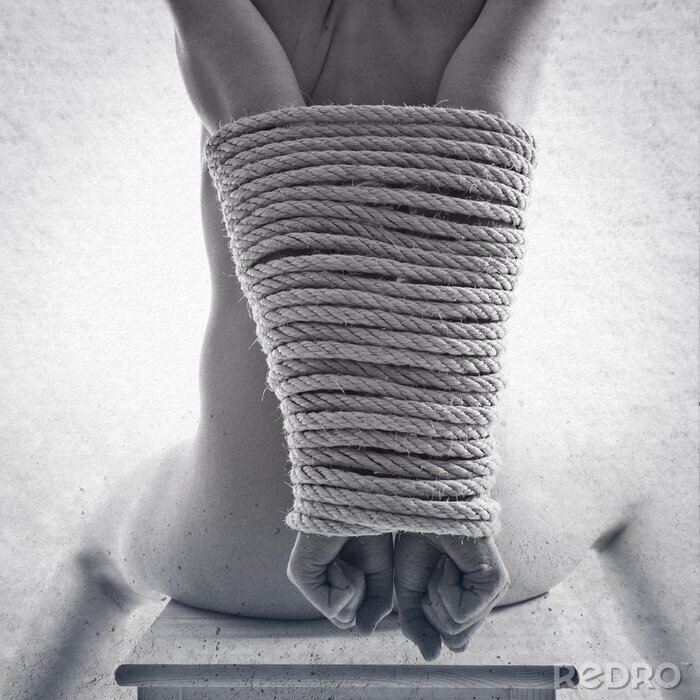 Poster  Femme attachée