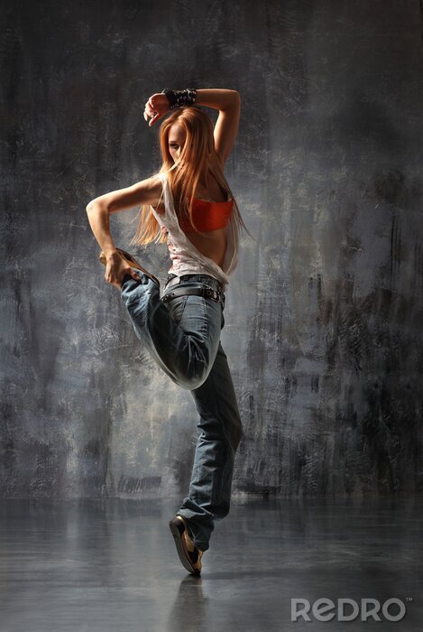Poster  Femme dansant la danse moderne