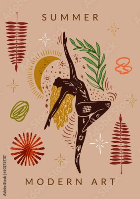 Poster  Femme magique en danse