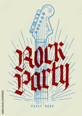 Poster  Fête du rock