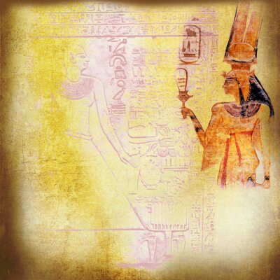 Fond d'écran Egypte antique avec la reine Néfertari