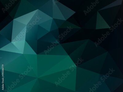 Poster  Fond géométrique sombre