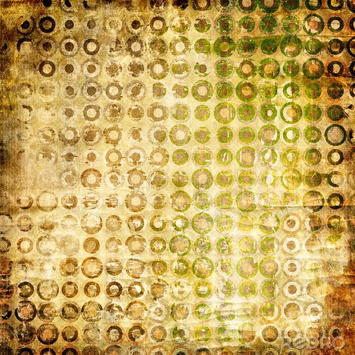 Poster  Fond points sépia