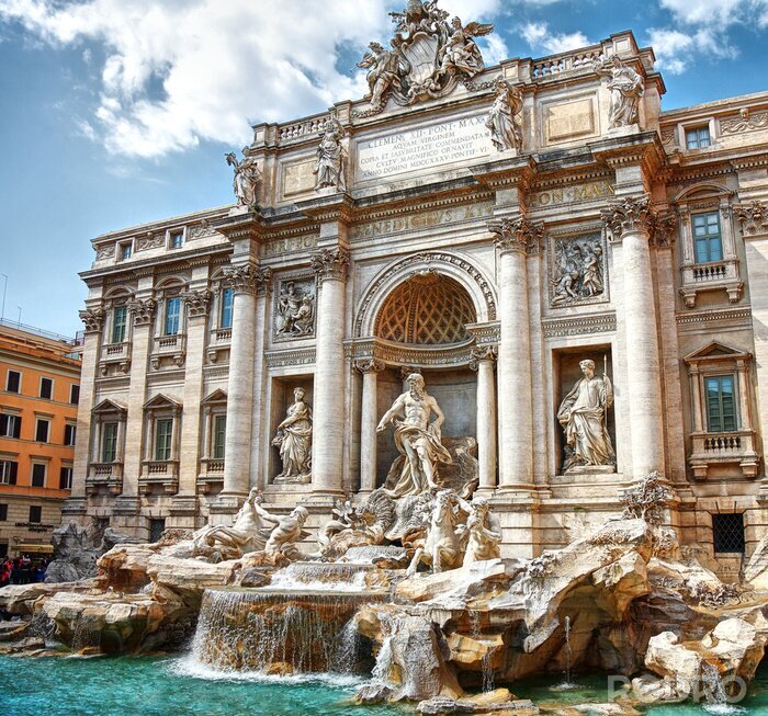 Poster  Fontaine de Trevi baroque