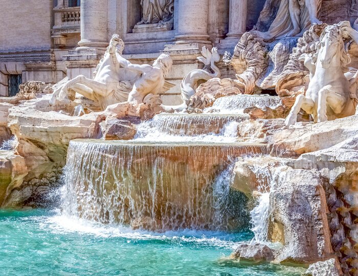 Poster  Fontaine de Trevi gros plan