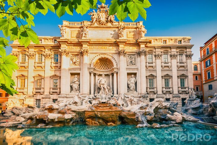 Poster  Fontaine de Trevi par une belle journée