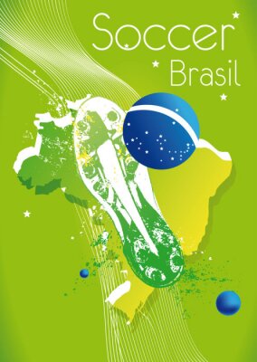 Poster  Football brésilien