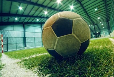 Poster  Football dans la salle de football